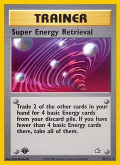 Neo Genesis Super Energy Retrieval #89 card