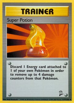 Base Set 2 Super Potion #117 card