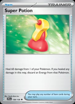 Journey Together Super Potion #158 card