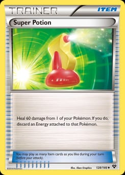 XY Super Potion #128 card