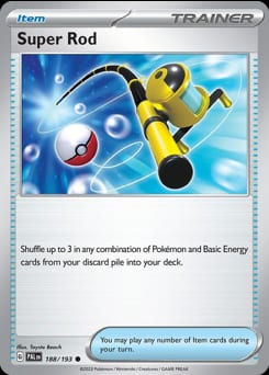 Paldea Evolved Super Rod #188 card