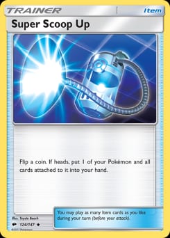 Burning Shadows Super Scoop Up #124 card