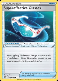 Astral Radiance Supereffective Glasses #152 card