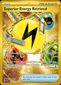 Paldea Evolved Superior Energy Retrieval #277 card
