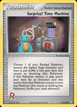 2004 Team Rocket Returns Surprise! Time Machine #91 card