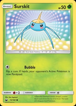 Celestial Storm Surskit #15 card