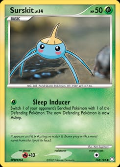 Mysterious Treasures Surskit #104 card