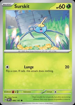 Obsidian Flames Surskit #6 card