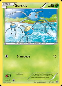 2015 Primal Clash Surskit #13 card