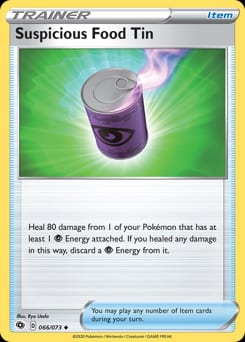 Champion's Path Suspicious Food Tin #66 card