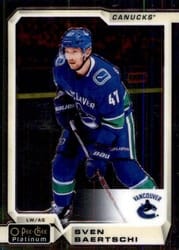 2018-19 O-Pee-Chee Platinum Base Set Sven Baertschi #116 card