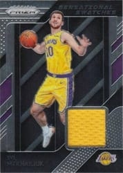 2018-19 Panini Prizm Sensational Swatches Svi Mykhailiuk #96 card