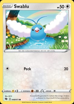 2020 Champion's Path Swablu #48 card