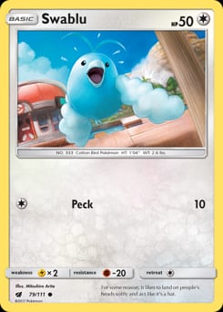 Crimson Invasion Swablu #79 card