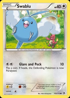 Legendary Treasures Swablu #103 card