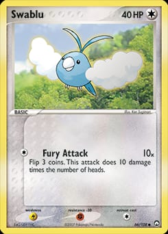 Power Keepers Swablu #66 card