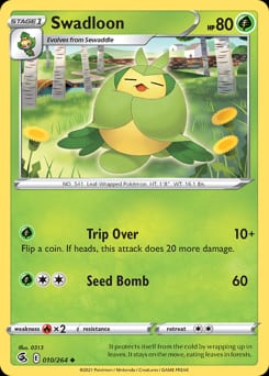 Fusion Strike Swadloon #10 card