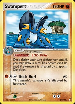 2006 Crystal Guardians Swampert #27 card