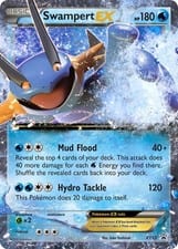 2013 XY Black Star Promos Swampert-EX #XY55 card