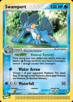 2003 Ruby & Sapphire Swampert #23 card