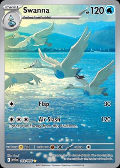 2025 White Flare Swanna #110 card