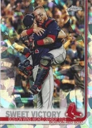 2019 Topps Chrome Sapphire Edition Base Set Sweet Victory #549 card