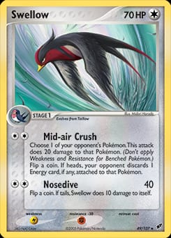 Deoxys Swellow #49 card
