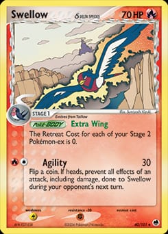 Dragon Frontiers Swellow δ #40 card