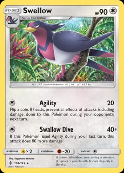 2017 Guardians Rising Swellow #104 card