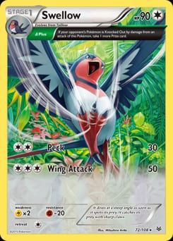 Roaring Skies Swellow #72 card
