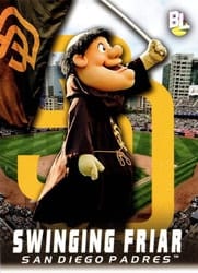 2023 Topps Big League Mascots Swinging Friar #M-24 card