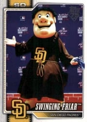 2026 Topps Mascots Swinging Friar #M-29 card
