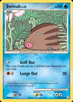 Legends Awakened Swinub #123 card