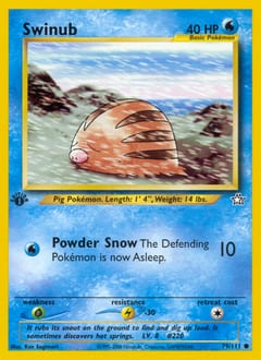 Neo Genesis Swinub #79 card