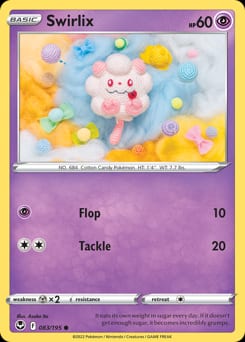 Silver Tempest Swirlix #83 card