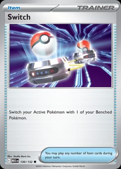 Mega Evolution Switch #130 card