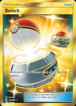 2017 Sun & Moon Switch #160 card