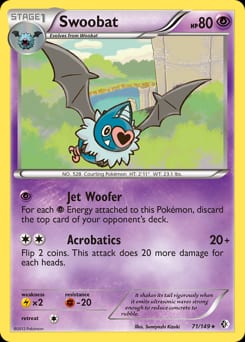 Boundaries Crossed Swoobat #71 card