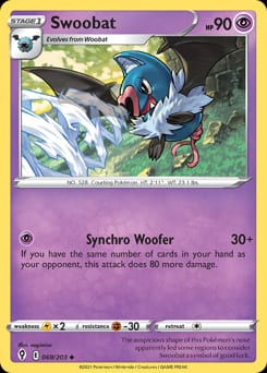 Evolving Skies Swoobat #69 card