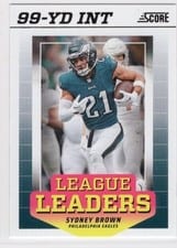 2024 Score League Leaders Sydney Brown #LL-SBN card