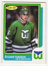 1986 O-Pee-Chee Sylvain Turgeon #103 card