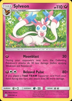 Cosmic Eclipse Sylveon #155 card