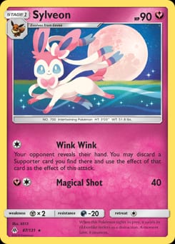 Forbidden Light Sylveon #87 card