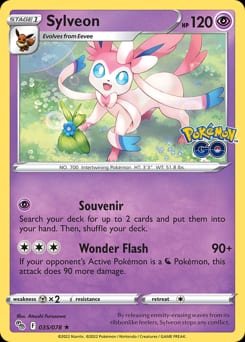 Pokémon GO Sylveon #35 card
