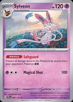 Prismatic Evolutions Sylveon #40 card