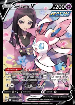 2022 Brilliant Stars Trainer Gallery Sylveon V #TG14