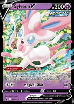 2019 SWSH Black Star Promos Sylveon V #SWSH202 card