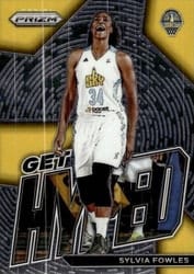 2023 Panini Prizm WNBA Get Hyped Sylvia Fowles #15 card