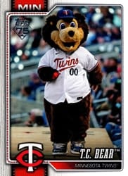2026 Topps Mascots T.C. Bear #M-10 card