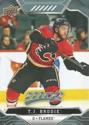 2019-20 Upper Deck MVP Base Set T.J. Brodie #173 card